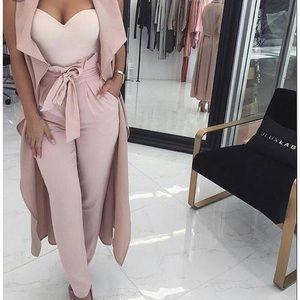 EXPRESS high-waisted sash pants